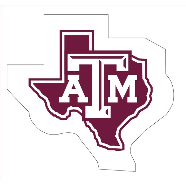 Texas A&M Aggies Die Cut Mascot Peel & Stick Decal