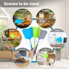Begonia Telescopic Fly Swatter, Begonia Fly Swatter for Indoors,Manual Plastic