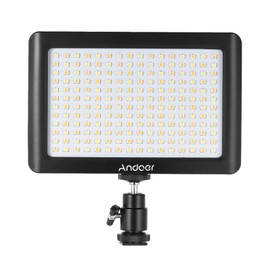 Mini Portable Dimmable Studio Video Photography LED Light Panel Lamp 3200K/6000K 192pcs Beads for DSLR Camera DV Camcorder