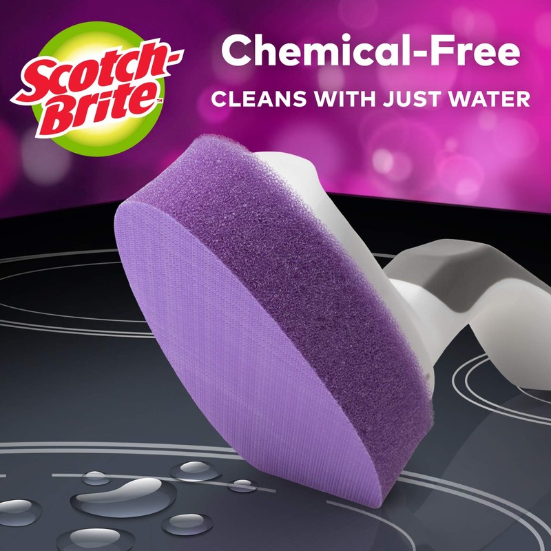 Scotch-Brite Glass Cooktop Wand Replacement Heads, Cleans With Just Water,