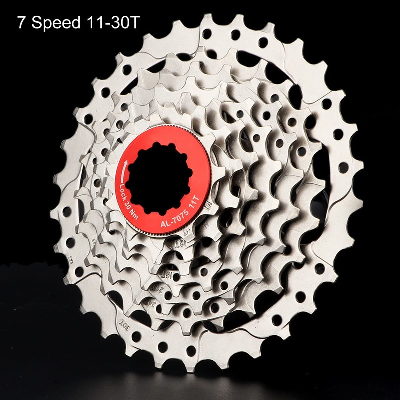 ANKROYU 7 Speed Cassette Bicycle Flywheel, Replacement Bicycle Rear Chain