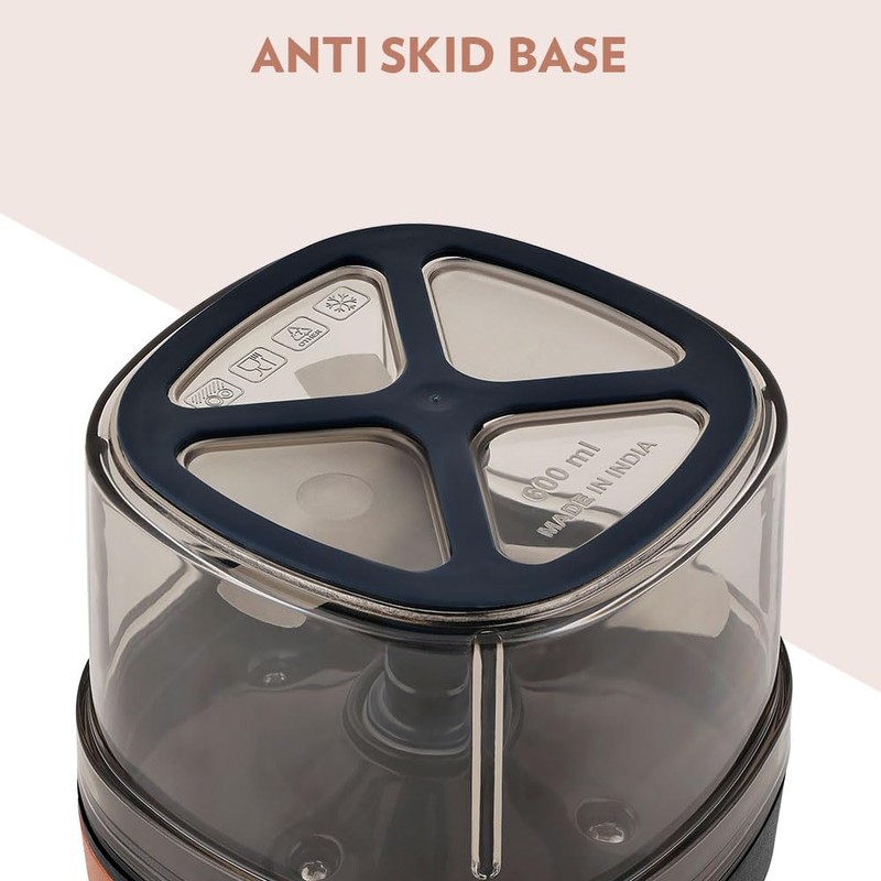 Borosil Chopper with 3 Blades, Pull Chopper with Durable String,