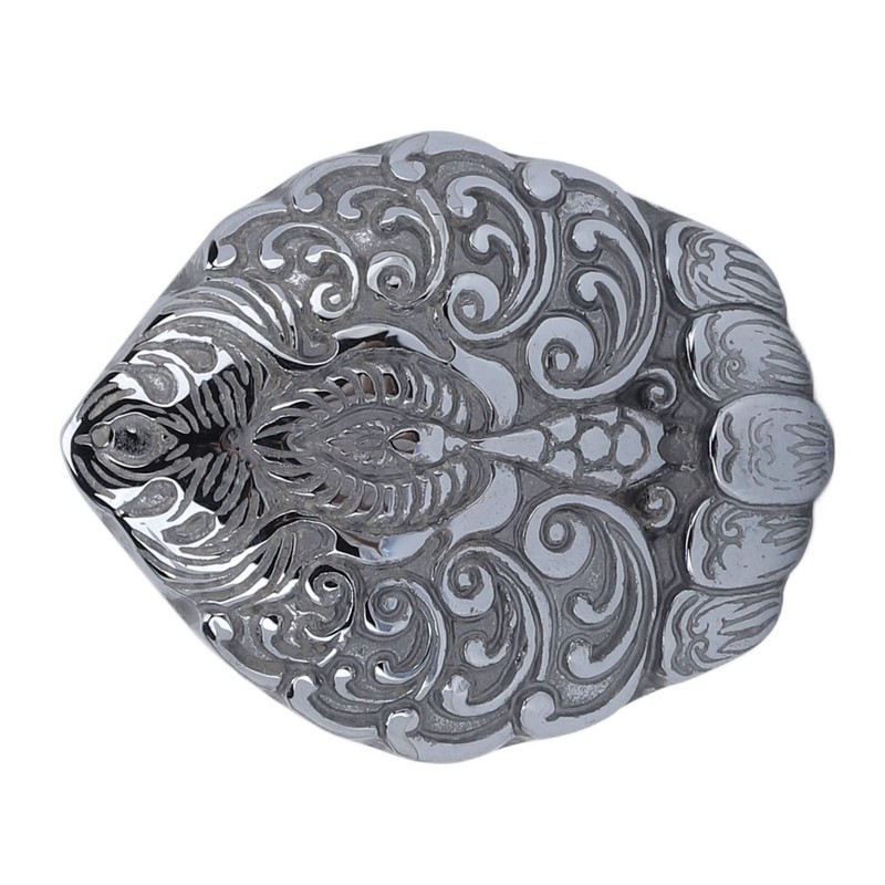 Natural Terahertz Pendant Peacock Pattern Carved Energy Stone Hanging Ornament