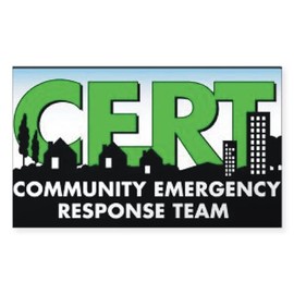 CafePress Community Emergency Response Sticker (Rectangular Rectangle Bumper Sticker Car Decal