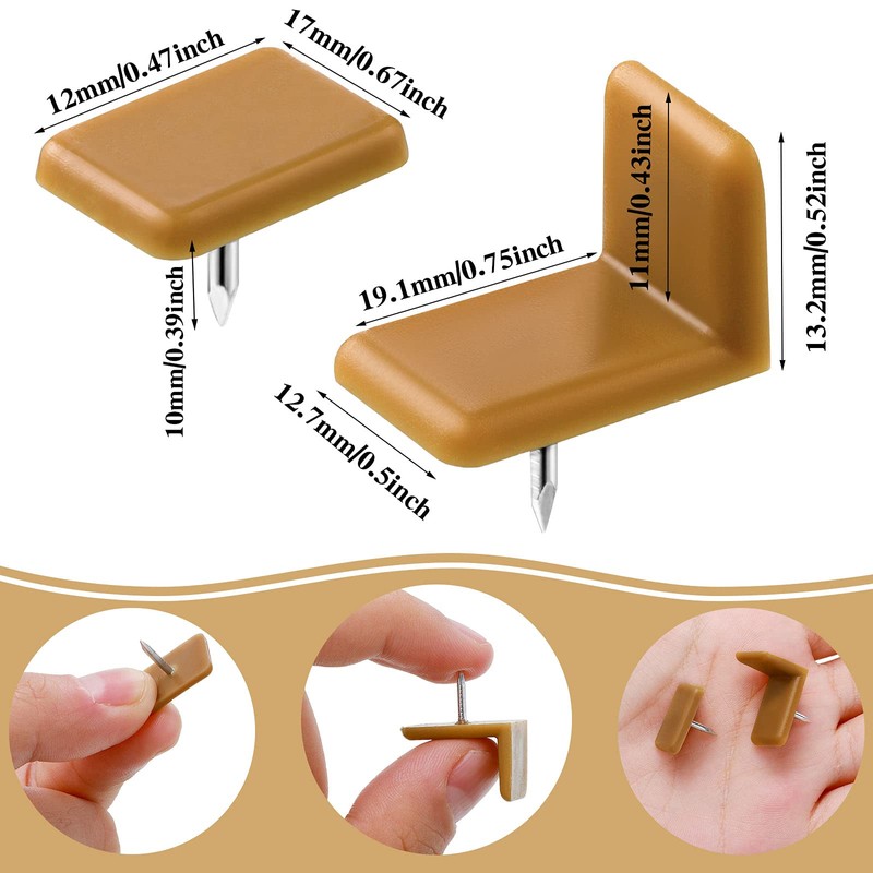 Maitys Plastic Drawer Glides and Slides Drawer Stoppers for Dresser