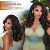 Yaki Curly Half Wig Loose Curly Synthetic Wig for Black