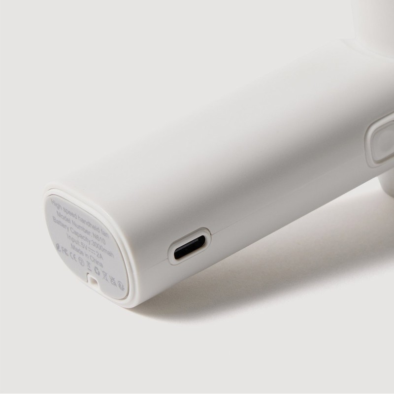 JAJU [JAJU] Turbo Handy Fan White
