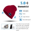 Bluetooth Beanie Hat Rechargeable Beanie Hat with Built In Mic