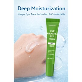 Aufdzceh Firming Hydrating Under Eye Gel Cream with Hyaluronic Acid & Collagen - Anti Aging Lightweight Eye Moisturizer to Smooth Fine Lines Caused by Dryness - Non-Greasy & Makeup Friendly (1)