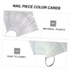Baluue 2 Sets of Fan-Shaped Nail Display Boards for Nail