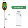 5 in 1 Soil Meter, Digital Soil Moisture Meter with
