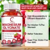 Gomitas de glicinato de magnesio para huesos, corazón, músculo, sistema