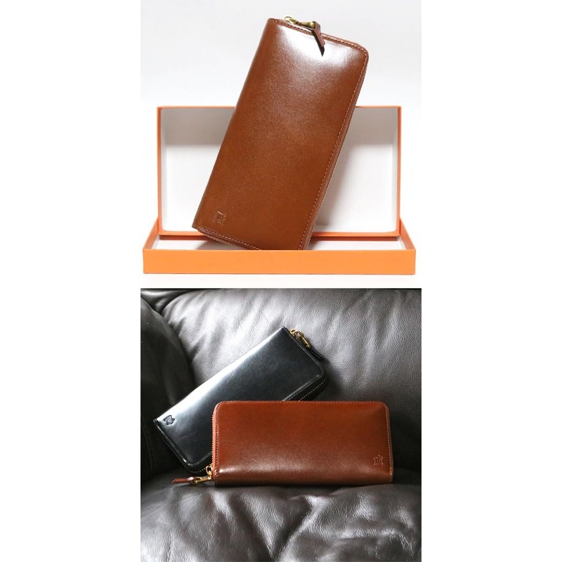 Berkut Premium Italian Leather Long Wallet, Round Zipper, Large Capacity,