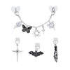 TAKEALOOKO Dust Plug Charm Chains for Kindle - 4Pcs Silver