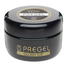 PRE GEL GLOSSY TOP, 0.5 oz (15 g), UV/LED Compatible