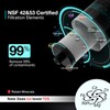 Frizzlife FK99 Under Sink Water Filter System, NSF/ANSI 53&42 Certified,
