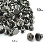 YXQ 50pcs Chicago Screw 5x6mm Slotted Binding Screws for Rivet