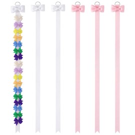 YLEN YHXX 6 PCS Bow Holder for Girls Hair Bows Baby Bow Organizer Baby Hair Accessories Organizer Storage Wall Hanging Home Decor for Girls Room