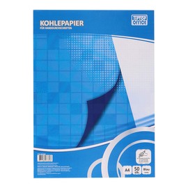Tiptop Office Carbon Paper for Handwriting, Blue