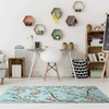 Liora Manne 2270/04 Aqua Ravella Bird on Branches Indoor/Outdoor Rug,
