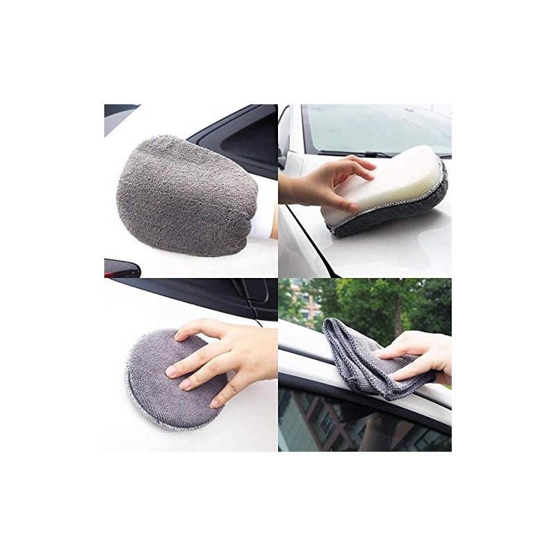 Nbfld 9 Piece Car Washing Machine Polishing Set Terry Cloth
