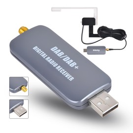 Hikity DAB Antenna for Android Car Radio Car Kit Digital Radio Car Receiver Adapter Disc Antenna Digital Radio DAB USB 2.0 Dongle
