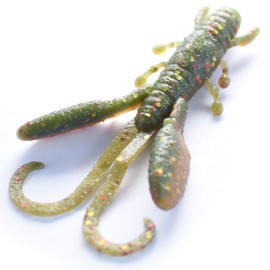 Berkley Max St Critterhog 2.6" Green Pumpkin PBMSCRH2.6-GP Black Bass Rockfish Sea Bass Chinu