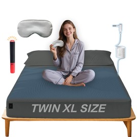 Ali King Grounding Sheets - Twin XL Sizes, Soft Cotton with Silver Fiber, Down to Earth Grounding Sheets for Improved Sleep Anxiety (Dark Gray, Twin XL 39 * 80 * 15)