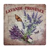zeitzone Tin Sign Lavande de Provence Decorative Sign Lavender Nostalgia