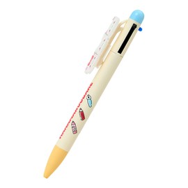 Sanrio 765023 3-Color Ballpoint Pen (Friends and Friends) Ghost Ink Color: Black, Red, Blue, Ball Diameter: 0.03 inches (0.7 mm)