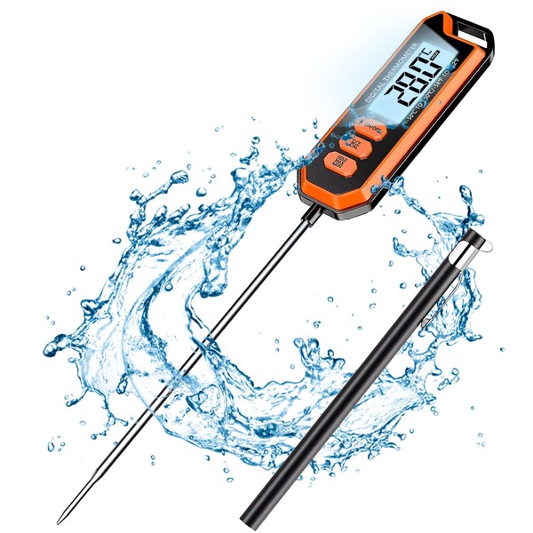 BOMATA T201 Waterproof Rapid Reading Thermometer, Cooking, Ultra Long Probe,