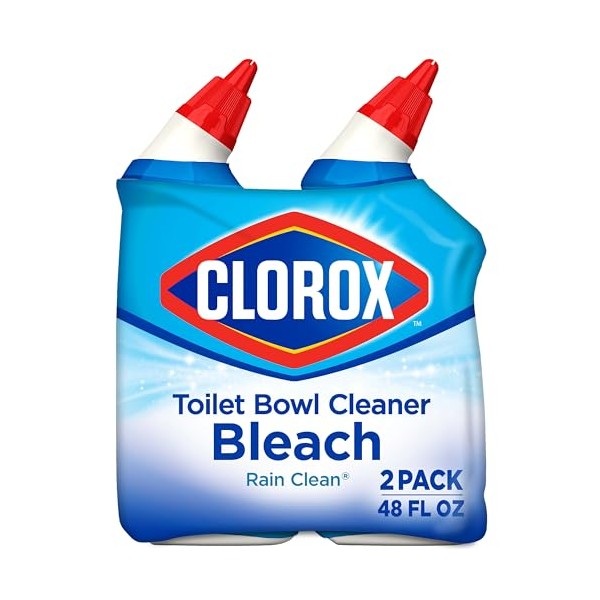 CLOROX Clorox Toilet Bowl Cleaner, Rain Clean - 24 Ounces,