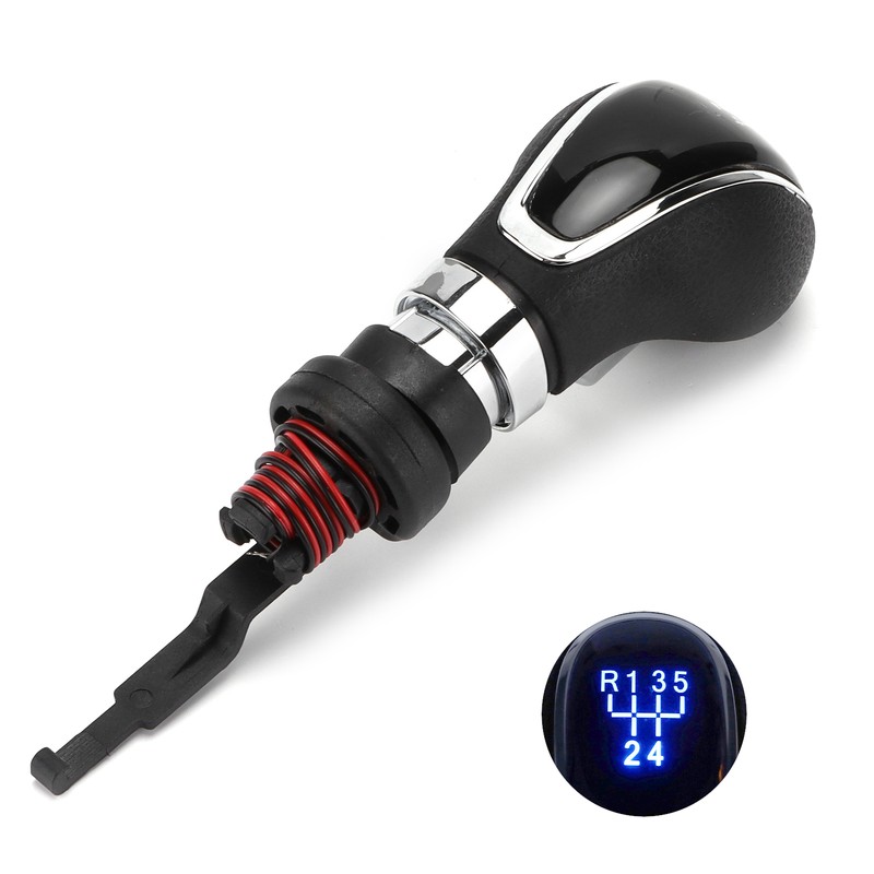 Car 5 Speed Gear Shift Shifter Knob with Light Replacement
