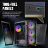 Antec AX1000 ARGB, 4 x 140mm ARGB PWM Fans Included,
