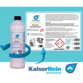 KaiserRein I Universal Quick Descaler I 1000 ml I Removes Limescale from Your Household Appliances in Seconds