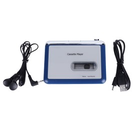 Wireless Cassette Player, Cassette Tape Conversion Player, Cassette MP3 Converter with Automatic Reverse Function, Cassette Tape Digitization, Automatic Reverse Playback, Easy Conversion, Compact and