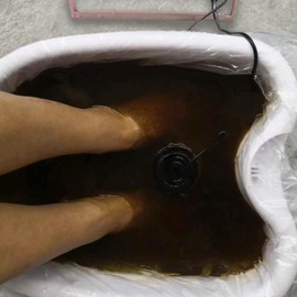 Vitaciti 2-Pack Round Black Detox Foot Bath Arrays Stainless Steel Aqua Ionic Cleansing Accessory for Ionic Detox Foot Spa Cleanse Machines