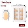 Eyelash Practice Eyelids, 6 Pairs Lash Mannequin Eyelids Replaceable Practice