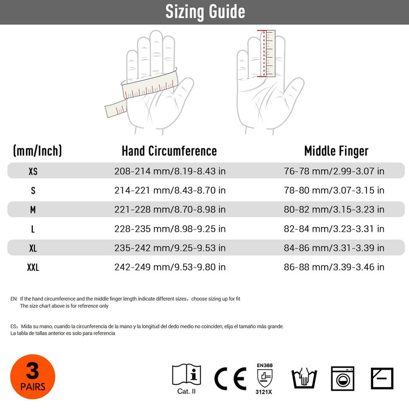 Vgo... 10Pairs Safety Work Gloves,Gardening Gloves,Polyurethane Coated,Dipping Gloves,Latex Free(PU2103)