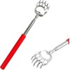 Extending Back Scratcher Claw Portable Telescopic Stainless Steel Metal Massager