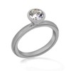 Tuscany Silver Women's Sterling Silver Black Rhodium Plated 6 mm
