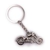 H-Customs Chopper Bike Motorcycle silver key pendant