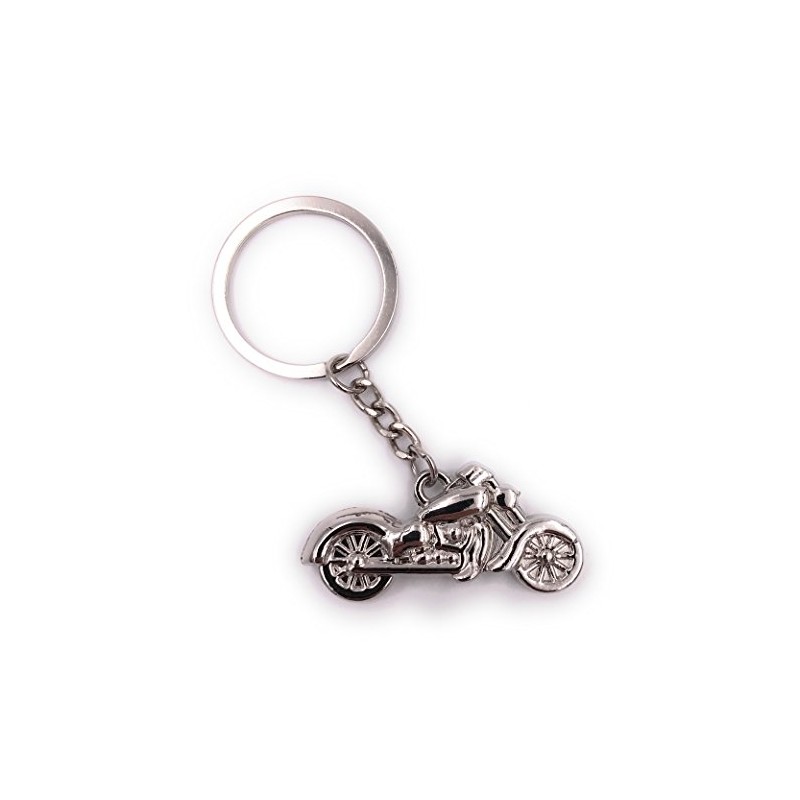 H-Customs Chopper Bike Motorcycle silver key pendant