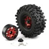 1.9 Beadlock wheels aluminium alloy，1.9 wheels Three color and style