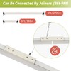KOLAKO Ceiling Curtain Track, (3Ft-9Ft) Aluminum Curtain Track Wall Mount