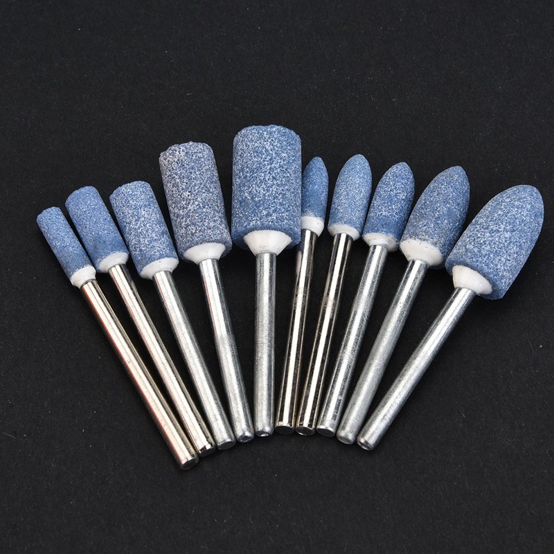 100Pcs Polishing Stone Head Grinding Wheel Burr Bit for Grinder