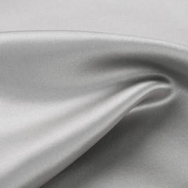 PiccoCasa Silk Pillowcase 40 x 40 cm, 100% Silk Pillowcase 22 Momme Pillowcase Hair and Skin Care with Zip and Gift Box, Grey, 40 x 40 cm