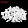 X AUTOHAUX 40pcs 6.5mm Hole Dia Car Plastic Bolt Rivet