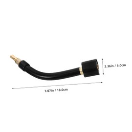 SHINEOFI Welding Torch Neck Assembly for Bent Tube Welding High Flexibility Durable Construction Maneuverable Design for Tight Spaces
