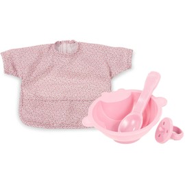 Götz 3403558 Accessory Set Yummie Pink - Doll Accessories Size S - 4-Piece Clothing and Accessory Set for Baby Dolls from 30 - 33 cm